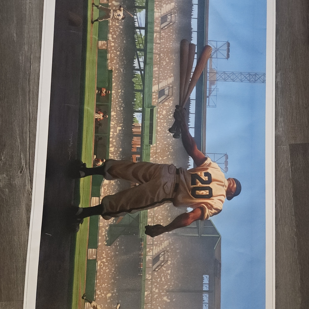 "Mighty Josh" Gibson Baseball Player Art Print